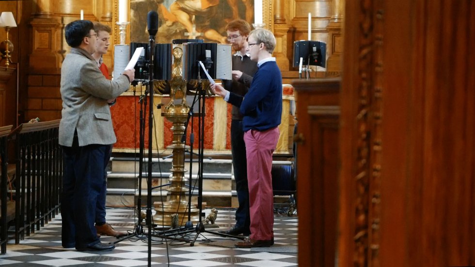 Recording for The Vyne's chapel soundscape