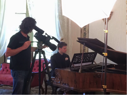 Filming ‘Sweet Noise: Making Music at Vaucluse House’