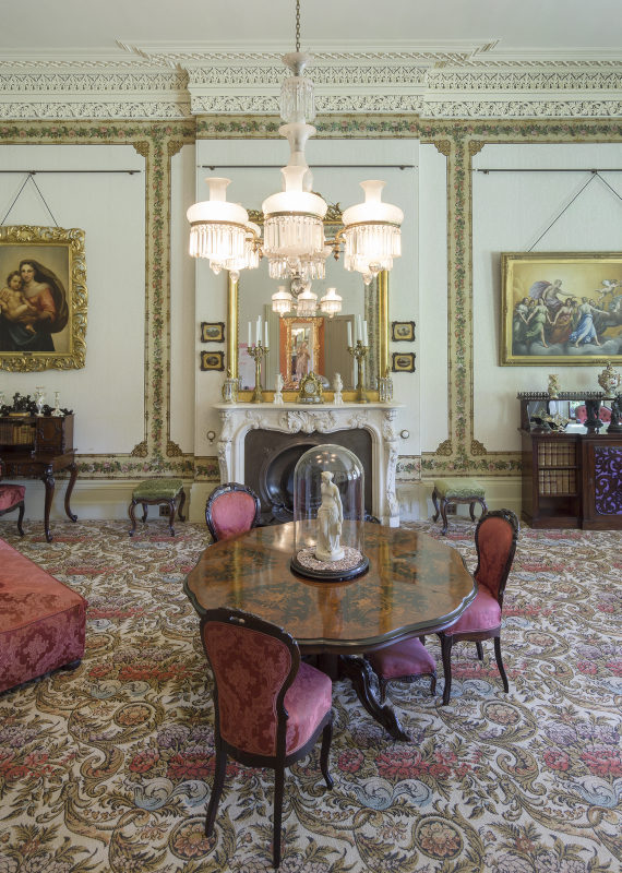 Vaucluse House Drawing Room. Vaucluse House Collection, Sydney Living Museums. Photo (c) Rob Little / RLDI 