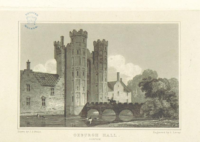 Oxburgh Hall 1818 Oxburgh Hall 1818