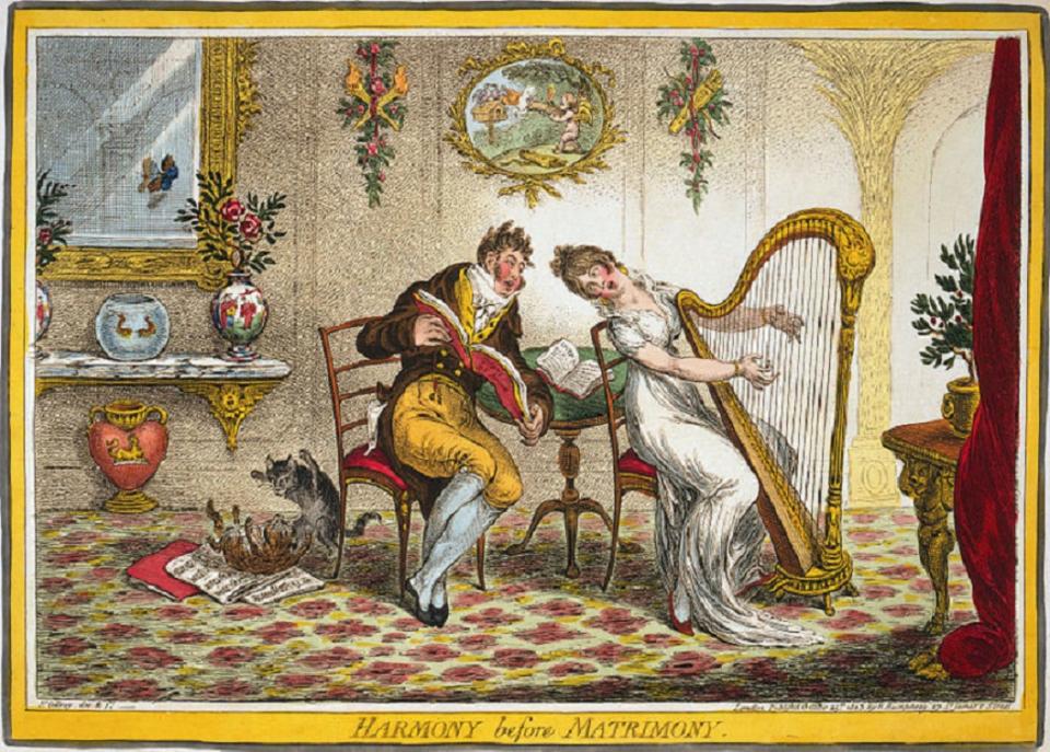 Gillray Harmony before Matrimony